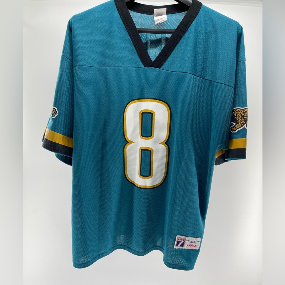Mark Brunell vintage Jacksonville Jaguars Logo 7 jersey mens size Large